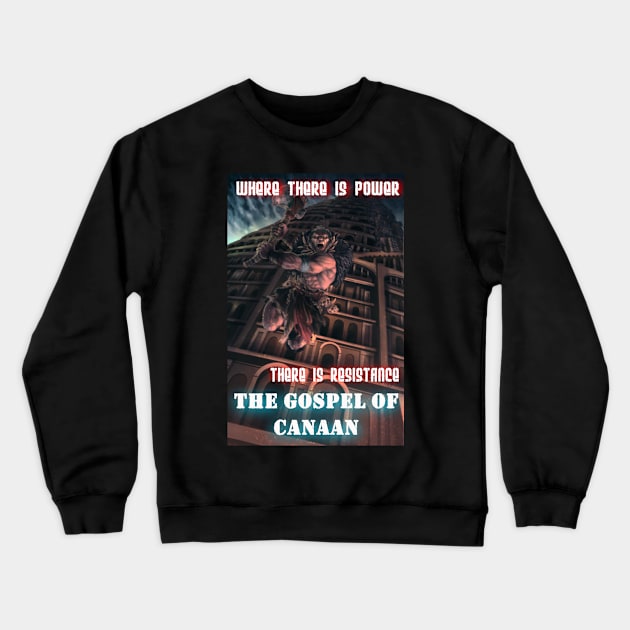 Nemrod Poster Crewneck Sweatshirt by Forms Theory Comics